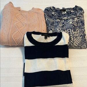 J. Crew Lot of (3) Spring Sweaters Size XS
